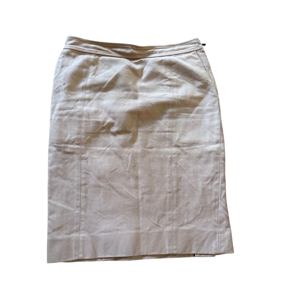 YVES SAINT LAURENT YSL Tan Pencil Skirt‎ Vintage Size 28